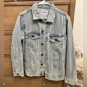 Show Me Your MuMu Light Blue Denim Jacket